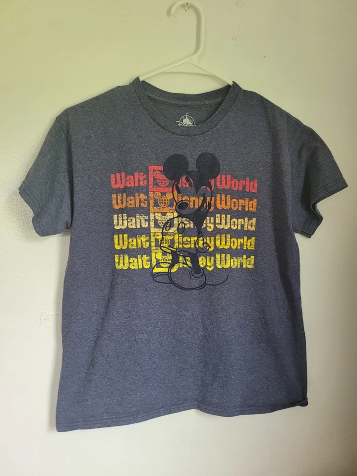 Disney Youth Boy's Blue Walt Disney World T-Shirt Sz Large / Unisex / Kids 10-12 - Image 3 of 4