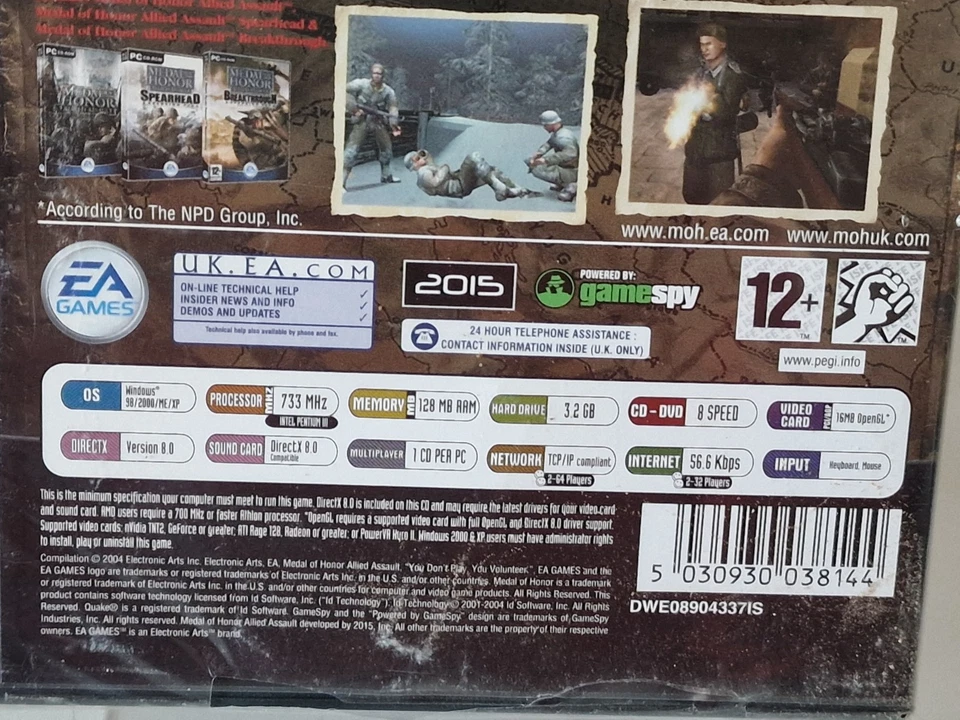 Medal of Honor Allied Assault War Chest PC CD-ROM NEW & SEALED - Image 4 of 4