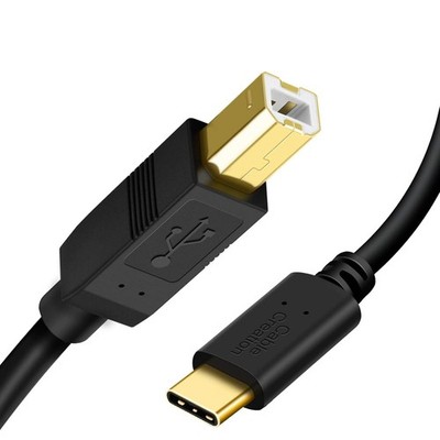 CableCreation USB B to USB C Printer Cable 6.6FT, Type B to Type C Cord | USB C 