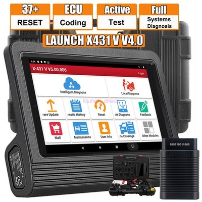 2026 LAUNCH X431 V4.0 Bidirectional OBD2 Car Diagnostic Scanner Tool ECU Coding