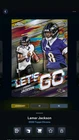2025 Topps Chrome Lamar Jackson Base (RAW)