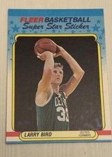 1988-89 Fleer Superstar Sticker - Larry Bird #2