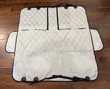 4Knines Multi-Function Split Rear Seat Cover with Hammock - Regular 54" Grey