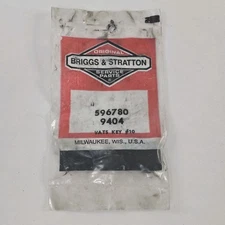 New GM OEM B&S Double Sided Uncut Ignition VATS Key Blank Logo W/ Chip #10 READ⬇