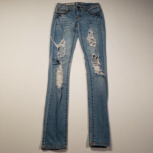 Mossimo Jeans Womens 1 Low Rise Skinny 