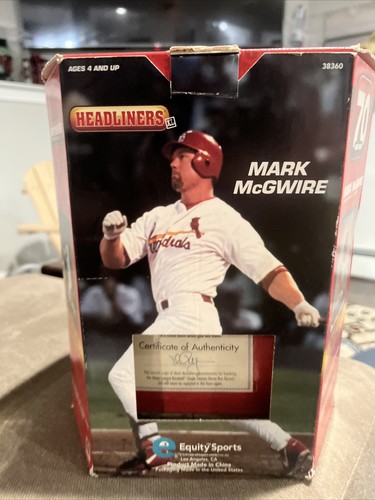 Headliners XL MARK MCGWIRE 70 Home Runs Commemorative Figure 1998 MLB - Picture 4 of 8