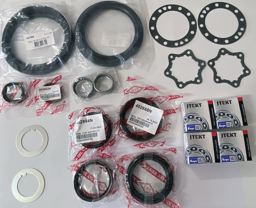 Swivel Hub King Pin Bearing Steering Knuckle Seal Repair Kit for Patrol GU Y61 - Picture 3 of 6