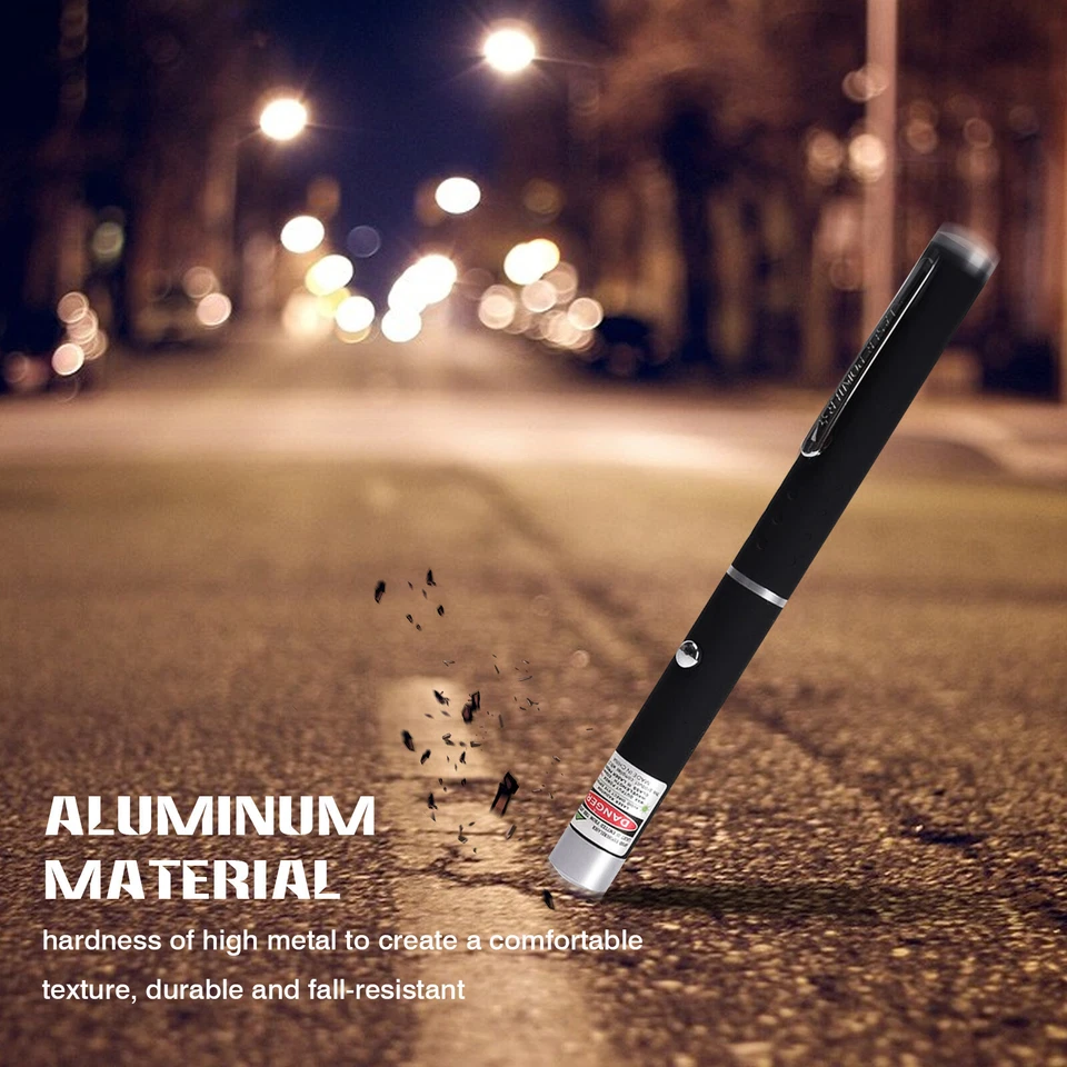 PACK DE 10 bolígrafos punteros láser verde 1mw 532nm haz visible luz Lazer para Pet Teach Foto 4 de 4