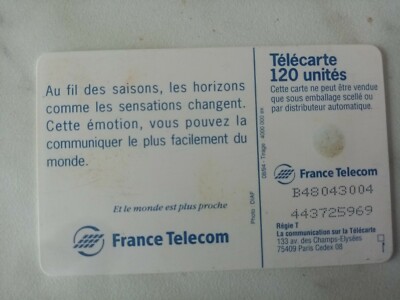 Ancienne Télécarte France 120 Unités - Édition 06/94 Du Bureau National - Puce GEM - Très Bon état