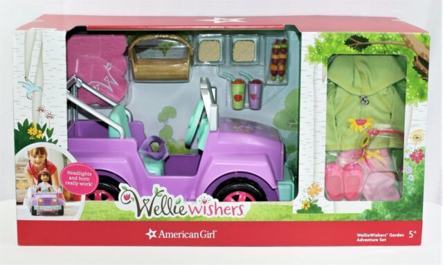 American Girl Welliewishers Garden Adventure Set Jeep for sale online