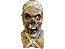 Classic Mummy Mask Halloween Costume Prop Full Face Latex Mask Adult Scary Head
