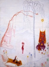 Music Florine Stettheimer 1920 Modernist Fantasy Ethereal Surreal Art Print