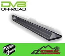 DV8 Offroad Plated Sliders with Step for '18+ Jeep Wrangler JLU 4 Door SRJL-04