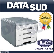 BUFFETTI CASSETTIERA 4 CASSETTI PLASTIC DESK COLORE BIANCO 0220A2000
