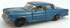 Vintage 1960s Matchbox Lesney No. 46C Mercedes 300 SE Coupe Blue Diecast Car
