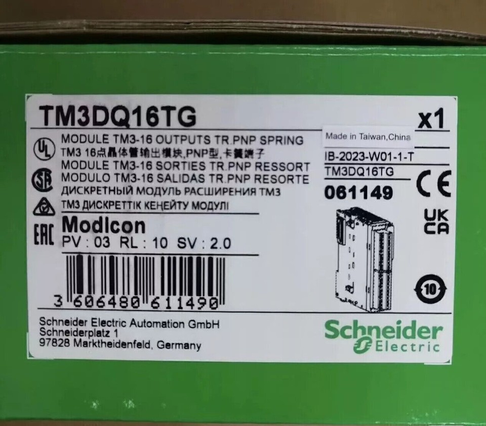 ONE NEW TM3DQ16TG TM3DQ16TG Schneider Electric Modicon Output Free