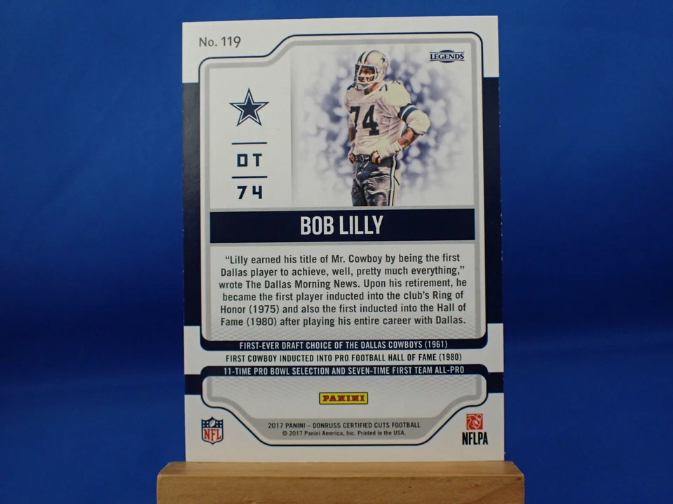 Bob Lilly Certified Cuts 2017 Legends /99 - Image 2 of 2