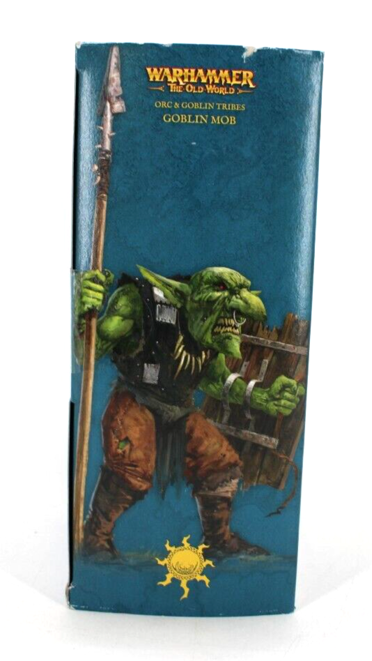 Warhammer The Old World – Goblin Mob De 40 Miniaturas De Plástico Con Lanzas, Arcos Y Escudos Para Tribus Orcas Y Duendes