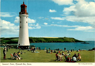 Smeaton's Tower, Plymouth Hoe, Devon, E. Ludwig, John Hinde Studios,  Postcard