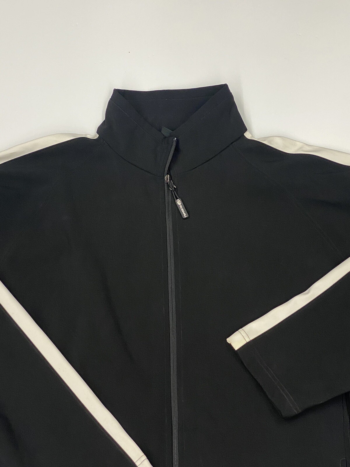 Subaru Jacket Mens Large Black White 