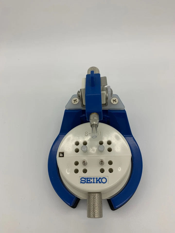 SEIKO SE-S-261 Easy Snap Case ferramenta abridor traseiro azul novo na caixa JAPÃO - Imagem 3 de 4