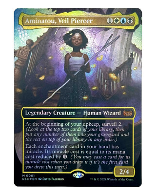 MTG | Aminatou, Veil Piercer | Duskmourn: House of Horror | Foil | NM | EN