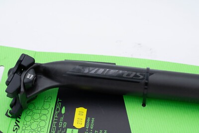 NOS SYNCROS FL 1.0 SL CARBON SEATPOST 31.6 mm 2 BOLTS 400 mm 25 mm