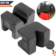 Jack Stand Pad Adaptor Block Jacking Point Pinch Weld Side Universal Rubber 2x