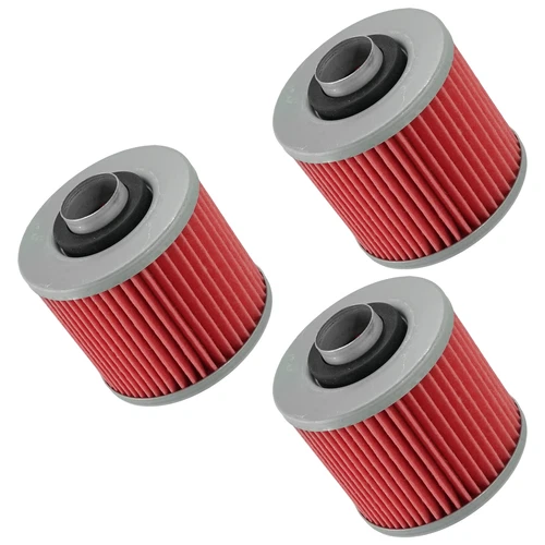 for Yamaha YFM600 Grizzly 600 1998 1999 2000 2001 Oil Filter 3-Pack - Afbeelding 3 van 8
