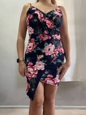 strapless open back dress Dancing Queen