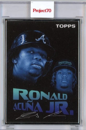 TOPPS PROJECT 70 - RONALD ACUNA JR. - SNOOP DOGG AP 02/51 SILVER FRAME #4