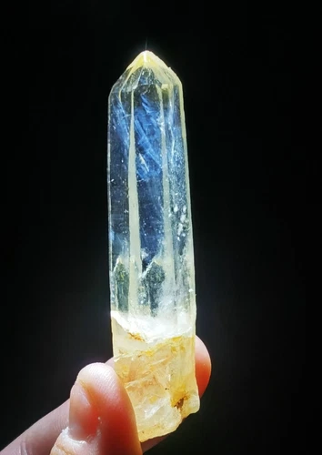 Lemurian "Blue Angel Feathers" Quartz Natural Point Crystal Rough Healing