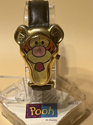 VINTAGE Disney Timex Gold and Black Tigger Watch s-l400.jpg main image 2