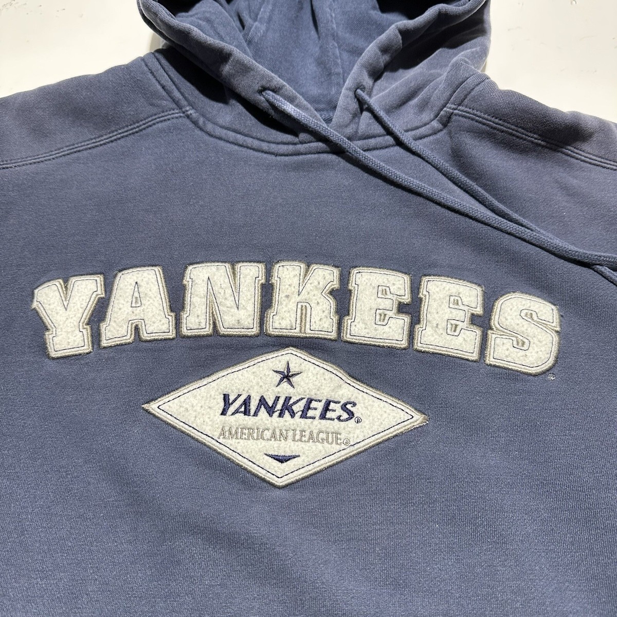 Vintage New York Yankees Hoodie Mens Medium Adidas Embroidered Logo Casual  USA | eBay