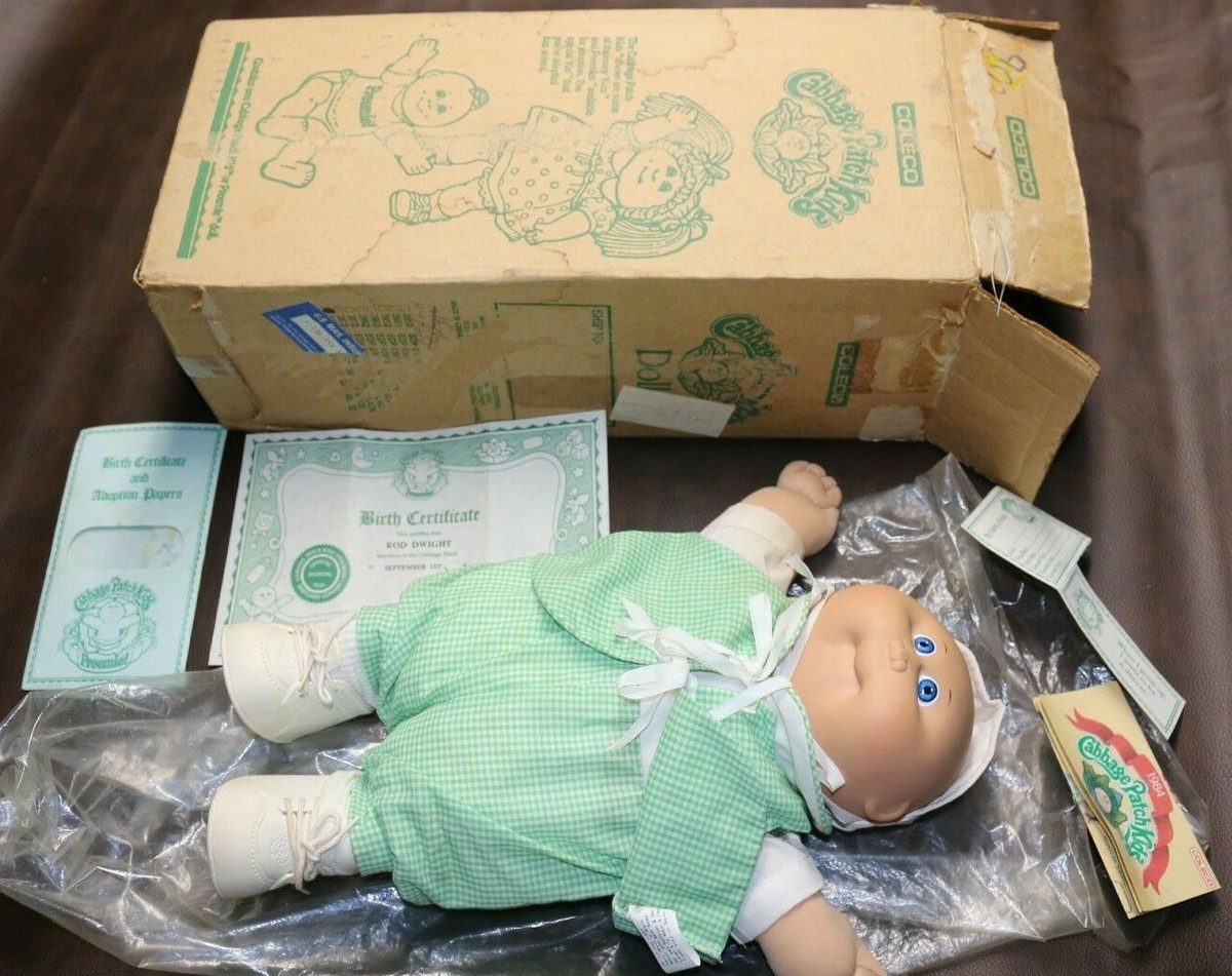 RARE original 1984 Cabbage Patch Kids Preemies artist signed