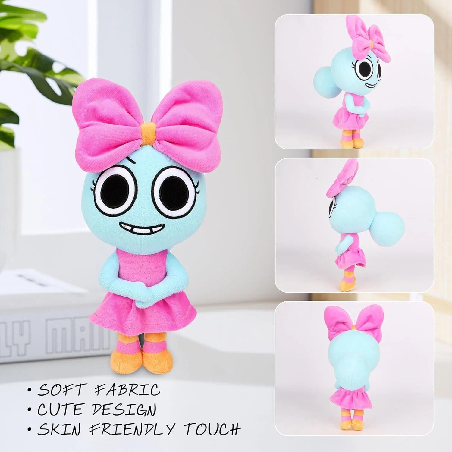 Dandy's World Horror Plush Dandy Figure Soft Stuffed Doll Poppy