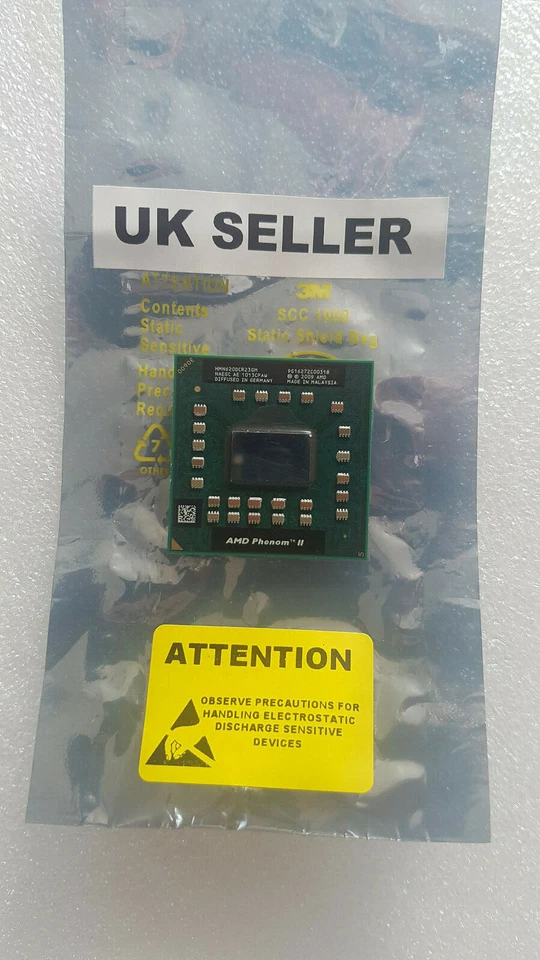 temp Dv6-3000 AMD Phenom II X2 N620 2.8 GHz HMN620DCR23GM 800 MHz CPU Processor - Image 2 of 3