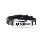 On Apixaban Medical Alert Adjustable Bracelet Blood Thinner Engraved UK
