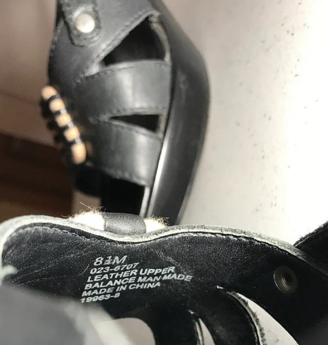 A.n.a. Shoes Strappy Black 8.5 2 Pair Open Toe - Picture 10 of 12