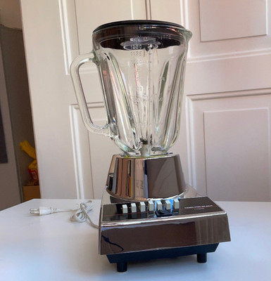 Vintage Retro Hamilton Beach Standmixer (1G600CK-3)   Chrom-Design, Glasbehälter