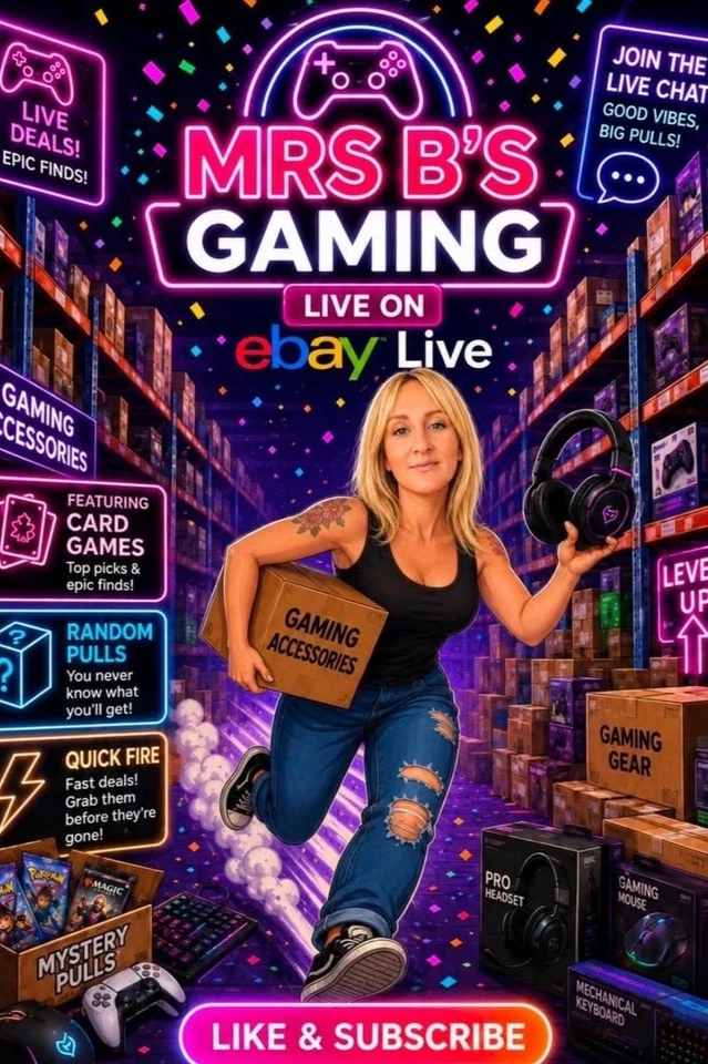 Mrs B’s Gaming Accessories Bonanza feat Random Pulls & quick fire