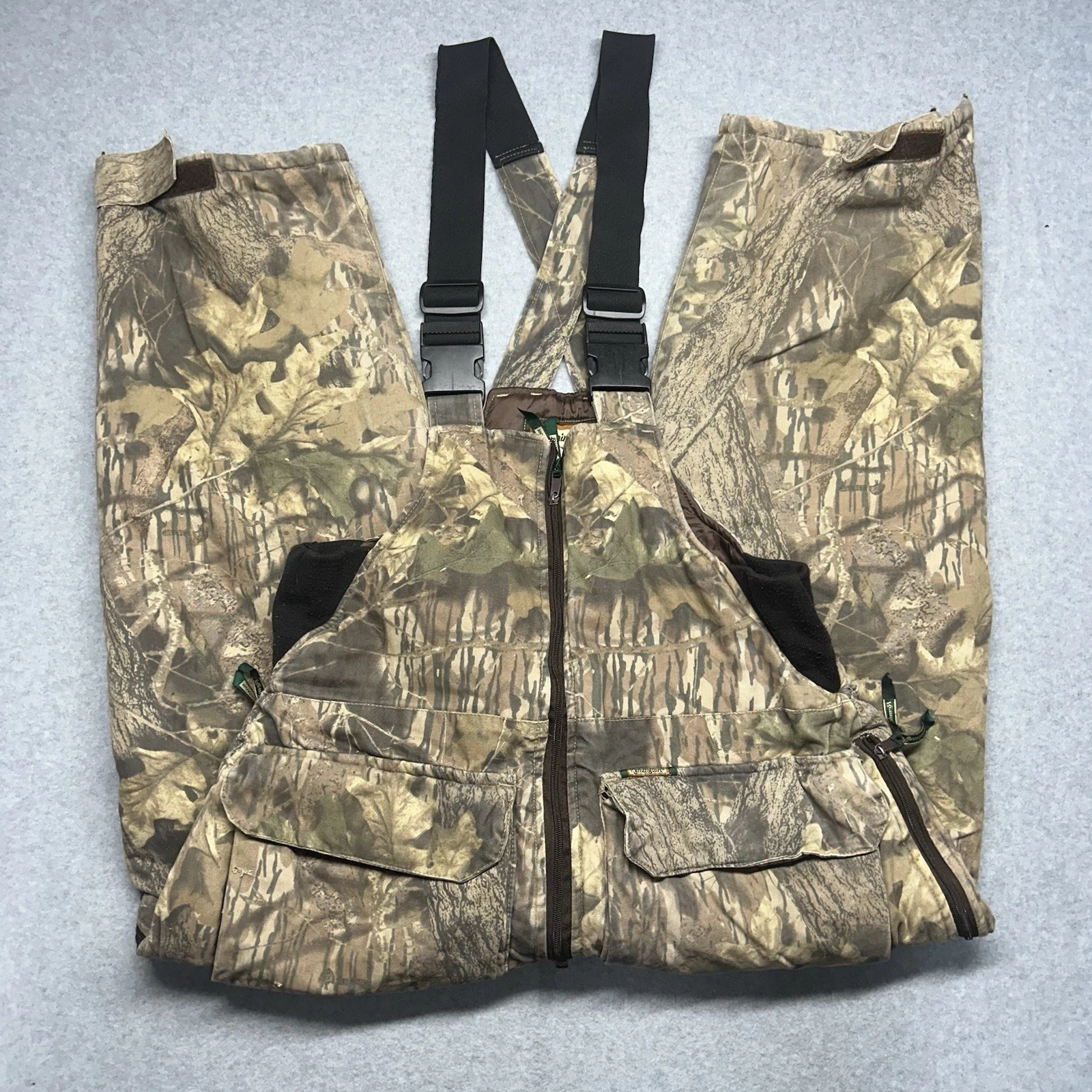 Remington Bib Overalls Mens Medium Camo Insulated Mossy Oak Hunting Outdoor