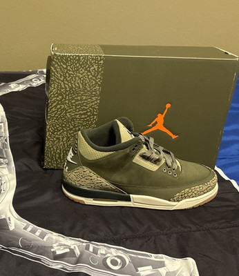 Jordan Men s Mid Top Green Colorblock Lace-Up Athletic Sneaker New w/ Box