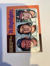 1975 Topps Mini - '74 Highlights Nolan Ryan, Dick Bosman, Steve Busby #7