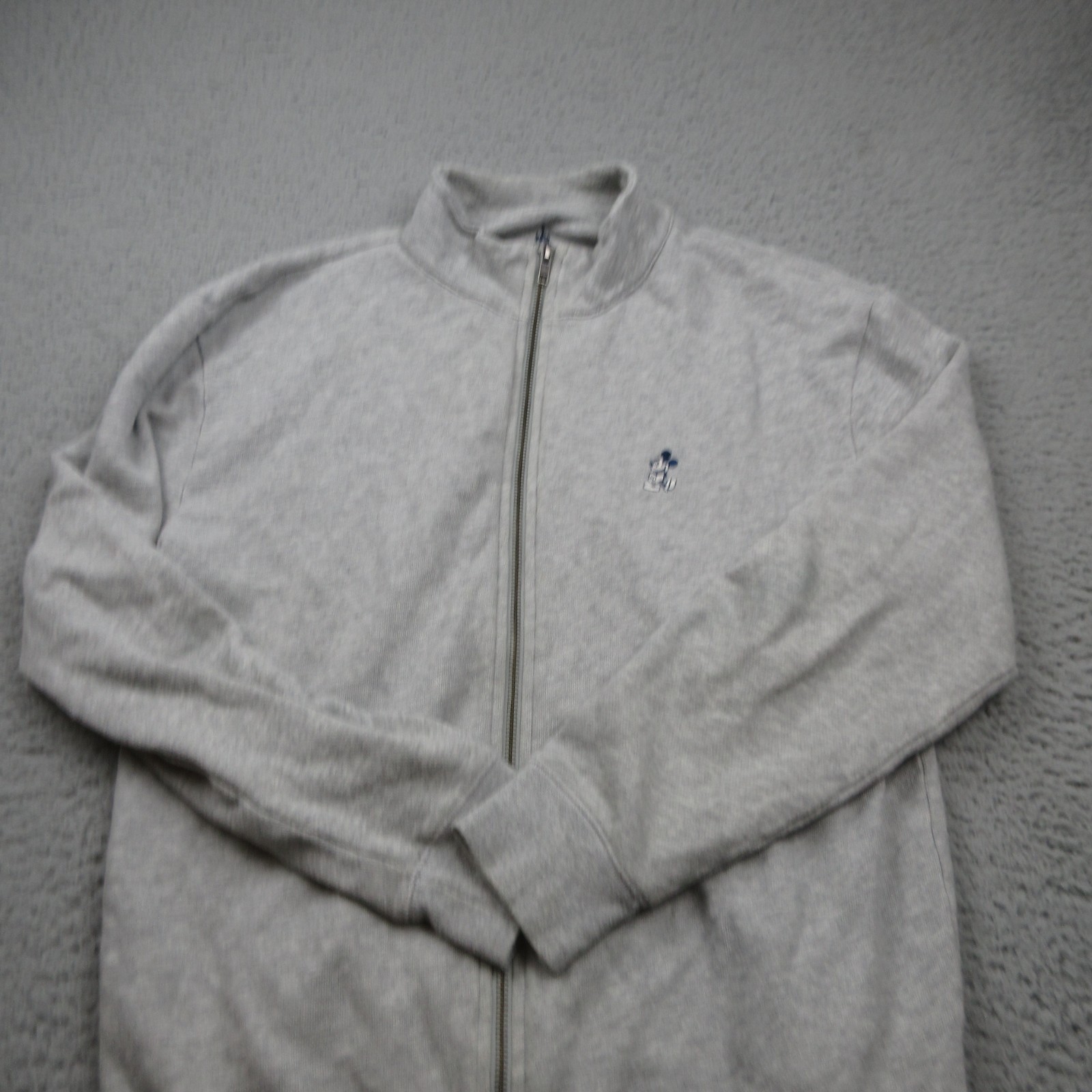 Disney Parks Womens Gray Full Zip Long Sleeve Jacket Size Small