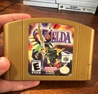 Nintendo The Legend of Zelda: Majora's Mask (Nintendo 64) Gold Cart *tested&work