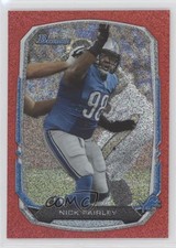 2013 Bowman Red Ice 22/25 Nick Fairley #54 0b2