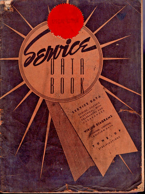 15th Edition Automobile Digest Service Data Book Special Ed. Mid 1930 MN1334