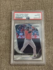 Yordan Alvarez 2020 Panini Prizm White Wave Prizm Rookie Card RC PSA 10 Gem Mint