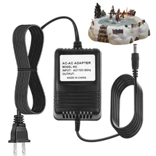 9V AC/AC Adapter For Lemax Carole Towne High Meadow Skating Pond 54301 Power